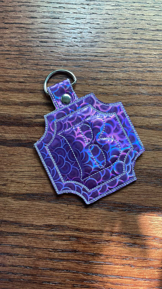 The Classic Badge (3D Puff Keychain)