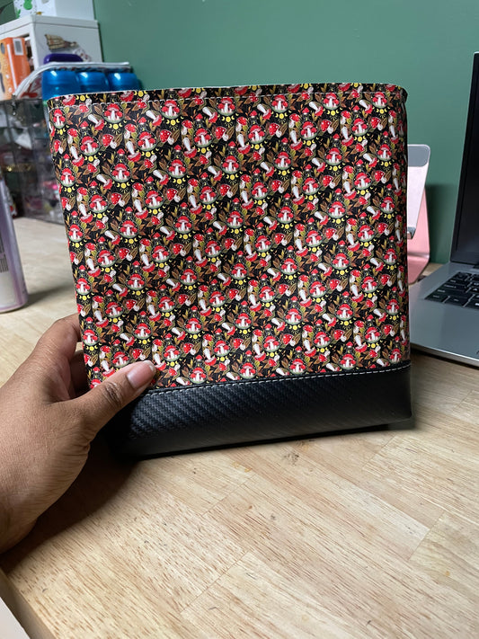 Mini Box Tote (Mushroom Print)